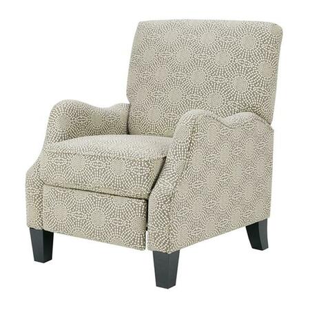 MADISON PARK Hoffman Push Back Recliner, Beige Multi MP103-0247